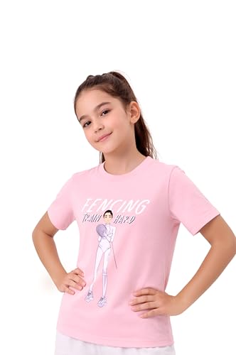 Image of KlothoMAIA Fencing Graphic T-Shirt for Girls