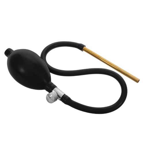 TEHAUX Bomba de Soplado para Azúcar con Tubo de Cobre Herramienta Manual para Arte Soplador de Goma para Creación de Dulces para Decoración y Repostería Creativa