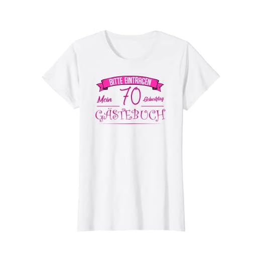 Mujer 70 cumpleaños mujeres regalo - 70 años fiesta libro de visitas Camiseta