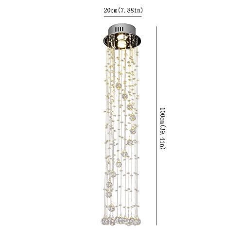 Suspension cristal moderne luminaire de plafond pour sublimer votre entrée et entrée - 2