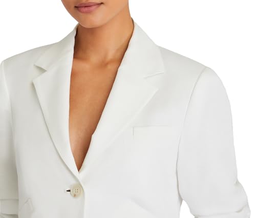 Club Monaco Women's Cropped Linen Blend Blazer2