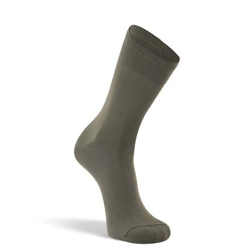 FoxRiver Mens Wick Dry Auras Ultra-lightweight Liner Crew Hiking-socks, Olive, Large US