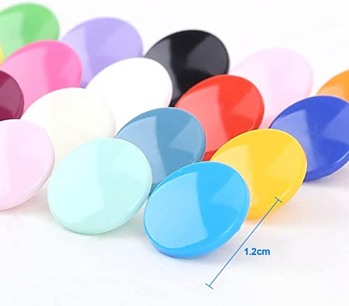 Lemonfilter 400 Sets Snap Fasteners Kit , Snap Pliers+20 Colors T5 Plastic Snap Buttons, Fasteners Poppers Press Diy Studs Tools With 2 Storage Boxes, Snap Set For Sewing,Clothing And Crafting #TOP1