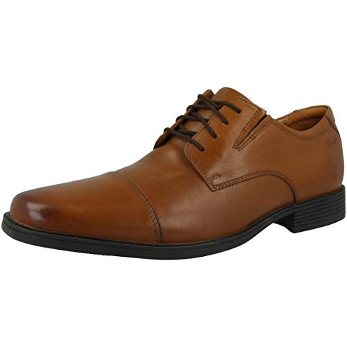 Image of Clarks Men's Tilden Cap Leather Formal Shoes