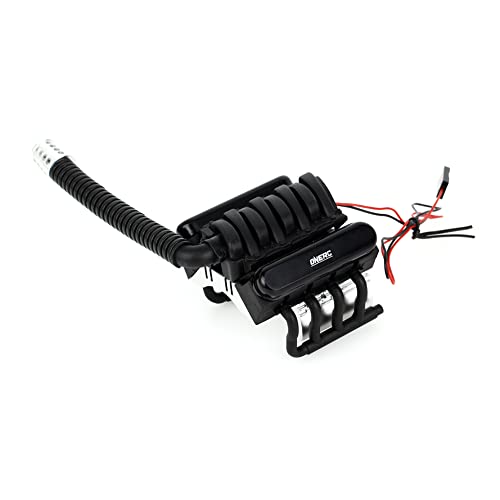 Onerc Model Rc Electric Motor Heat Sink Heatsink With 5V Cooling Fan For 1/8 1/10 Rc Car Crawler Truck Buggy 540 550 3650 Size Motor Upgrades Parts (Silver) #TOP1