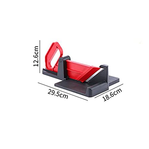 Mandolina multifuncional para cortar verduras roja miniatura 3