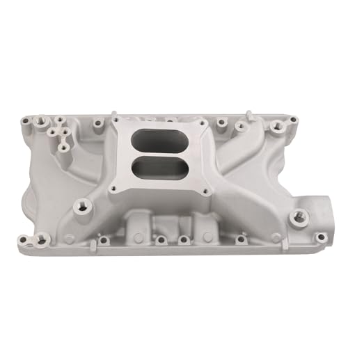 Image of DICMIC Aluminum Dual Plane Intake Manifold Compatible with Ford Small Block Windsor V8 5.8L 351W Idle-6800 RPM Range Replace# 84023