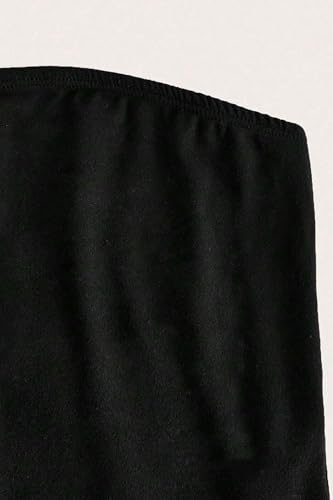 Image of 4-Pack Women's Strapless Tube Tops, Slim Fit Bandeau Crop Shirts