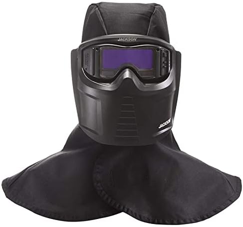 Jackson Safety Rebel ADF Welding Mask, True Color Technology, Wrap Around Protection, ADF System, Flame Resistant, 46200