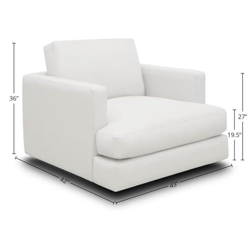 Sillón Plegable Blanco Cuero miniatura 2