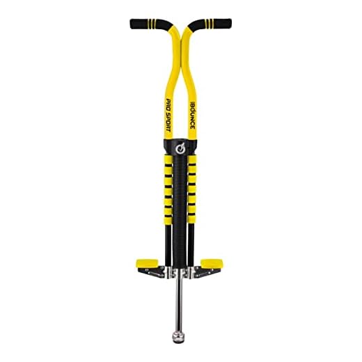 New Bounce Pogo Stick for Kids - Pogo Sticks for Ages 9 and Up, 80 to 160 Lbs - Pro Sport Edition, Quality, Easy Grip, PogoStick for Hours of Wholesome Fun (Black & Yellow)