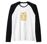 Me encanta volcados de oferta snowboard Camiseta Manga Raglan