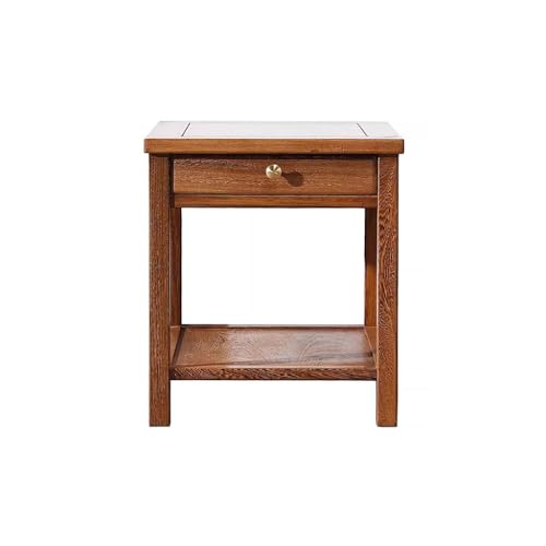 eexbz Sofa Chinese Style Wooden Small Square Table Living Room Small Coffee Table Wooden Sofa Side Table Sofas for Living Room