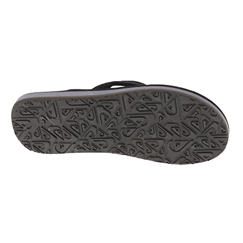 Image of Quiksilver Carver Suede Flip Flops for Men, Arch Support Athletic Mens Sandals, Thong Mens Slides