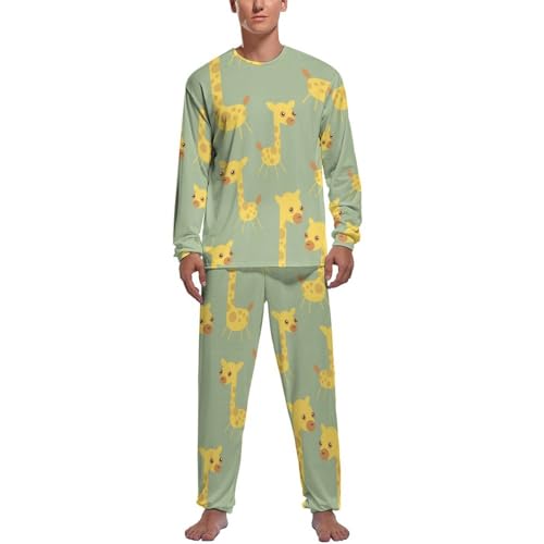 Ensemble de pyjama homme vêtement de nuit manches longues à offrir