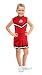 Little King NCAA Ohio State Buckeyes Two Piece Cheer Dress, Size 6, Red