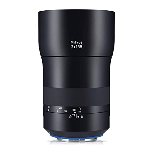 Image of ZEISS Milvus ZE 2 /135 mm Telephoto Camera Lens for Canon EF-Mount SLR /DSLR Cameras (Black)