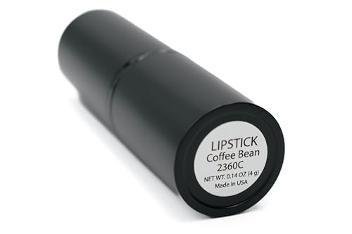 Image of Pure Ziva Coffee Bean Deep Dark Brown Red Burgundy Lipstick Color Moisturizing Paraben Free, No Animal Testing & Cruelty Free Lip Makeup Color