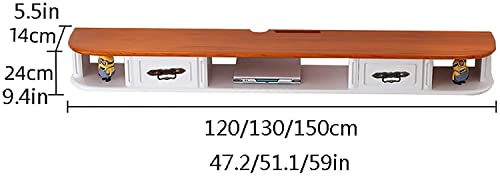 Étagère pour décodeur et meuble TV flottant pour cacher les câbles - 4