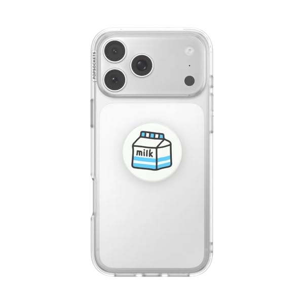 Image of PopSockets Adhesive Phone Grip, Holder- Milk