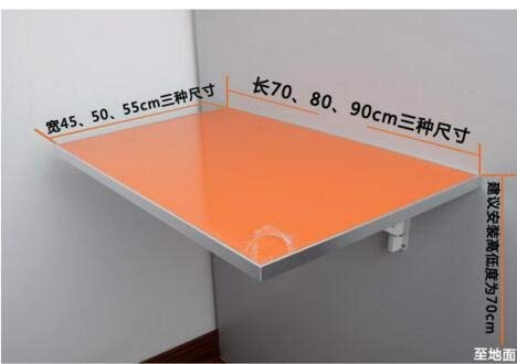 Table pliante de cuisine murale pour libérer le sol des petits espaces - 3