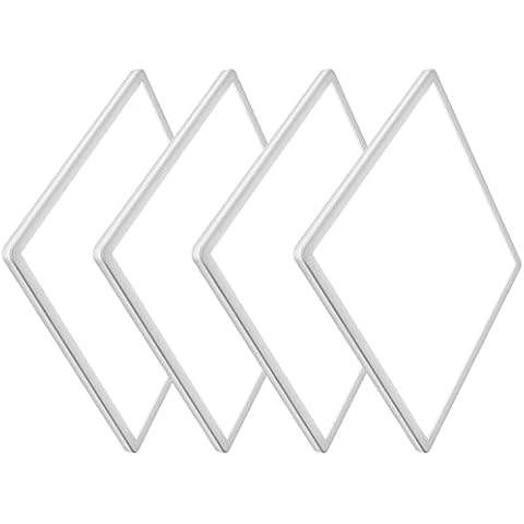 slochi LED Deckenleuchte, 20W Ultra Dünn Deckenlampe Flach 2.4 cm, 5000K Kaltesweiß, LED Deckenleuchte Quadrat für Schlafzimmer, Wohnzimmer, Bad, Balkon, Flur, Küche Cover