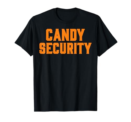 Candy Security Funny Halloween Costume T-Shirt