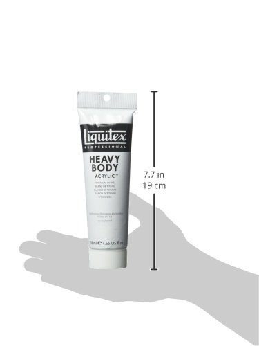 Image of Liquitex Professional Heavy Body Acrylic Paint 6.76-oz tube, Titanium White