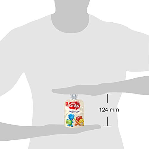 Cerelac Nestle Cerelac Fruits & Vegetables Puree Pouch Apple Carrot Mango 90g