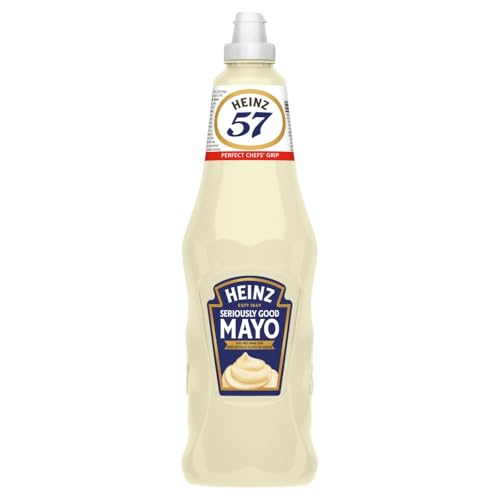 3X Confezione Per Heinz Seriously Good Mayo, Maionese con Sistema Squeeze, 1000 ml, Confezione da 3 Bottiglie