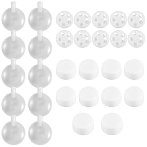 bavooty Set Rasseldosen Rasseln Zum Einnähen,Kuscheltiere Quietscher,Quietscherm Rasselbällen,Rassel Zum Einnähen,Baby Rasselkugeln Zum EinnäHen,Rasselkugeln,Für Hund Haustier Baby Spielzeug,30pcs