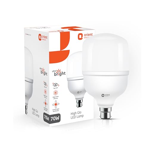 Image of Orient Electric Eternal Shine LED Bulb | 70 Watts | 12 Months Warranty | Cool White, Pack of 1 | 25000 Hours + 180 degree coverage