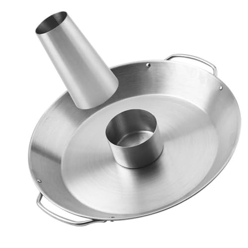 Poêle à barbecue multi-usage et support pour poulet grillé en acier inoxydable - 2