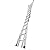 Little Giant Ladder Systems Velocity with Wheels, M26, 13-23 Foot, Multi-Position Ladder, Aluminum, Type 1A, 300 lbs Weight Rating, (15426-001) & Wing Span/Wall Standoff