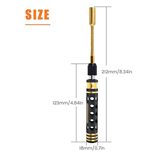 Tournevis hexagonal pour outils de loisirs RC et séances de mécanique sur piste