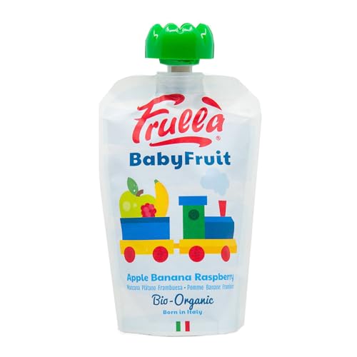 PUREA DI MELA E BANANA SENZA GLUTINE PUREA DI LAMPONI BIO 100 g - FRULLA (NATURA NUOVA)