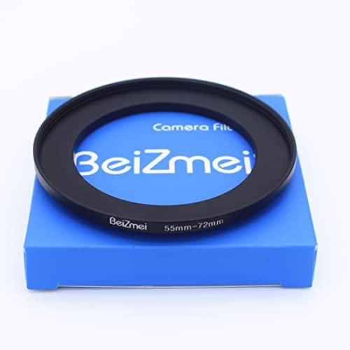 55mm Lens to 72mm Filters Ring,Camera Filters Ring Compatiable All Brands diameter 55mm Lens to diameter 72mm UV ND CPL Camera Filter.55-72mm