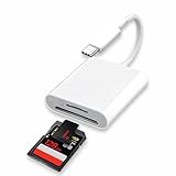 sdカードリーダー 双方向高速データ転送 タイプc sdカードリーダー 写真ビデオファイルを高速で転送iPhone 17/16/iPad Pro/MacBook/Chromebook/Androidに対応 image