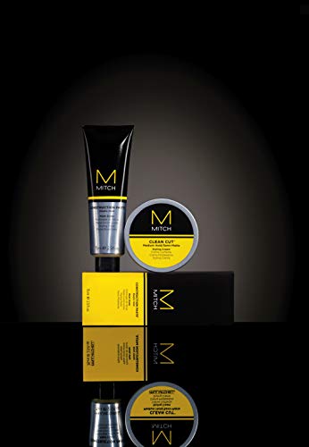 MITCH by Paul Mitchell Clean Cut Styling Cream for Men, Medium Hold, Semi-Matte Finish, For All Hair Types + Short to Medium Hair, 3 oz.