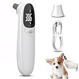 Compact et portable : mesurant seulement 5 x 1,5 pouces, ce thermomètre est léger et portable, ce qui le rend facile à transporter et à ranger..Un incontournable pour les vétérinaires, les propriétaires d'animaux ou toute personne voyageant avec des animaux de compagnie.