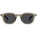SOJOS Retro Square Sunglasses for Women Men Vintage Shades UV Protection Sunnies SJ2316, Matte Olive Green Frame/Grey Lens