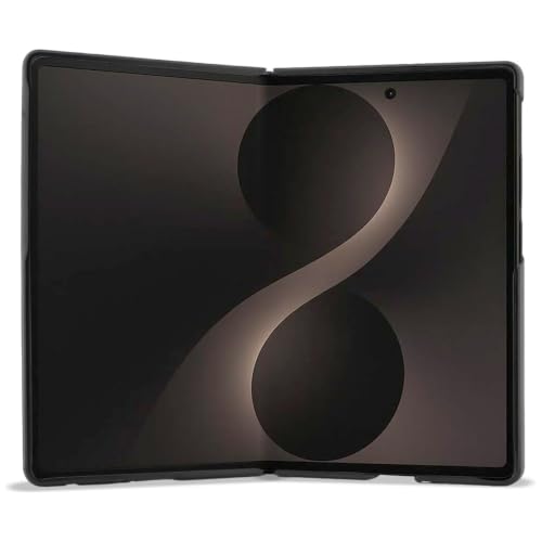 CG MOBILE BMW M skórzane, perforowane, trójkolorowe paski, metalowe logo, kompatybilne z MagSafe etui do Samsung Galaxy Z Fold8 (czarne)
