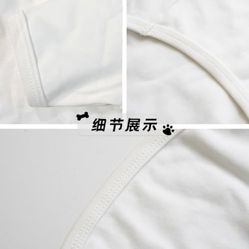 Personalisiert Hundemantel T-Shirt – Mit Bild, Text, Namen oder Logo, Selbst Gestalten, Hundekleidung, Hundekostüm, Personalisierte Hunde Kleidung, Tierliebhaber L