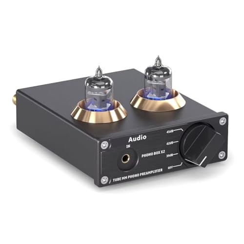 Préampli à tubes à vide mini HiFi stéréo MM avec prise EU