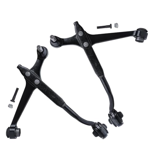 Image of Detroit Axle - 8pc Front End Control Arms Kit for 99-03 Ford Windstar, 2 Lower Control Arms w /Ball Joint 4 Tie Rod Ends 2 Sway Bars 1999 2000 2001 2002 2003 Replacement