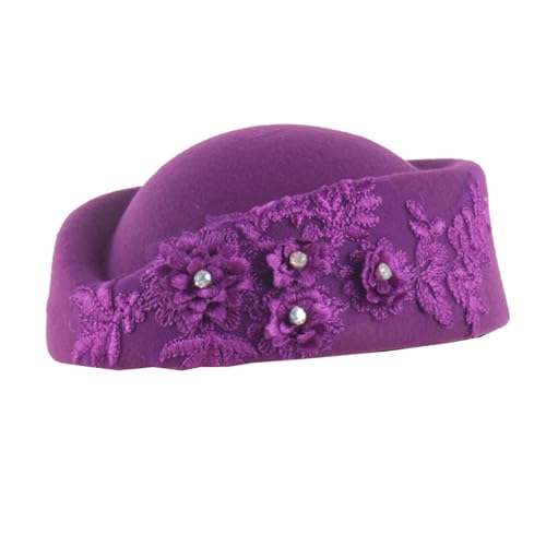 Fahoujs Stewardess Air Hostess Costume di Halloween per feste in maschera, gioco di ruolo, berets mostra d'arte copricapo