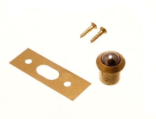 Lot de 12 loquets à billes en laiton massif pour porte de meuble et placard de 10mm