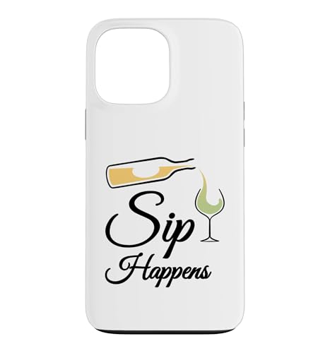 Sip Happens �ʔ������C���O���X ���C�����D�� �h�����N �X�}�z�P�[�X iPhone 13 Pro Max �p