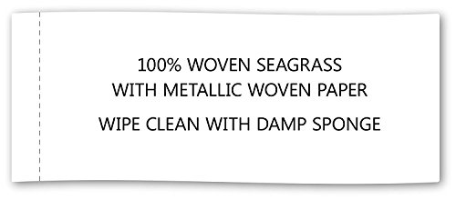 Dii Trapezoid Seagrass Metallic Basket, 16X5X4-Set Of 2, Silver #TOP7