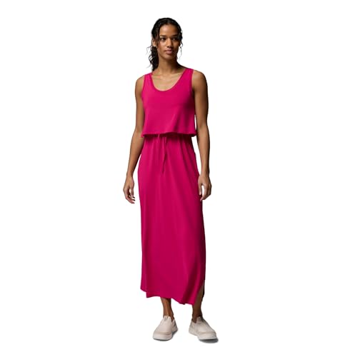 Columbia Women's PFG Freezer Maxi Dress, Guava Pink, Large